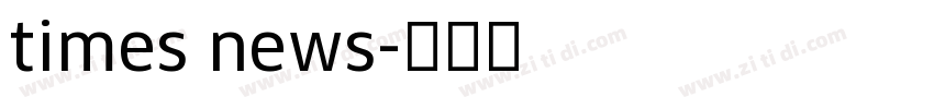 times news字体转换